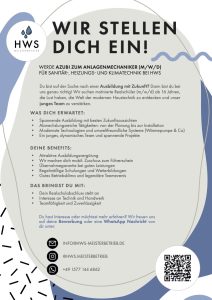 HWS Stellenausschreibung 2026